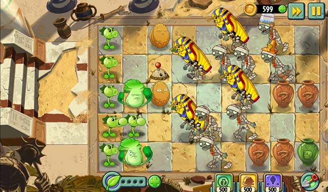 Game android offline hay - Plants vs Zombies 2
