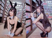 coser arty cosplay bunny girl nhan vat anime