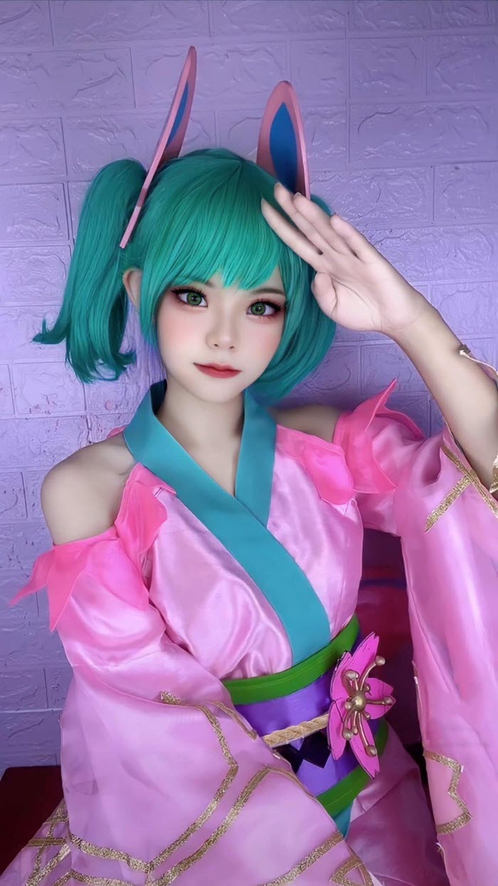 Gai xinh cosplay Capheny Kimono LQMB hinh 1