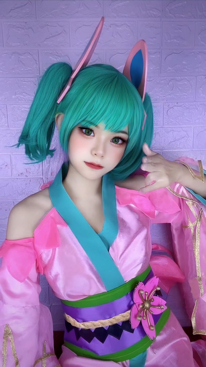 Gai xinh cosplay Capheny Kimono LQMB hinh 2