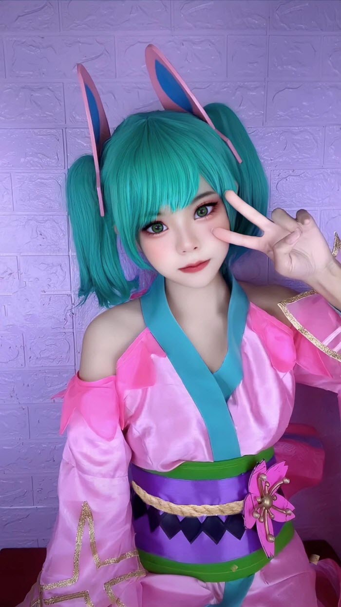 Gai xinh cosplay Capheny Kimono LQMB hinh 3