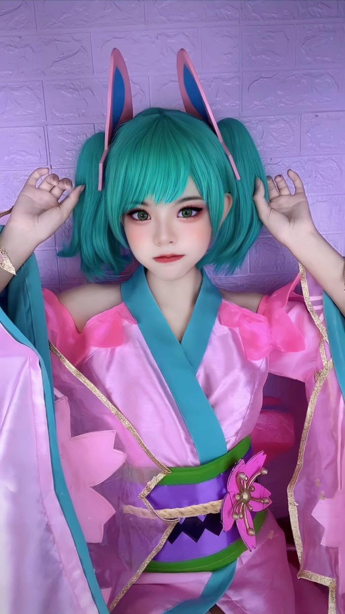 Gai xinh cosplay Capheny Kimono LQMB hinh 6
