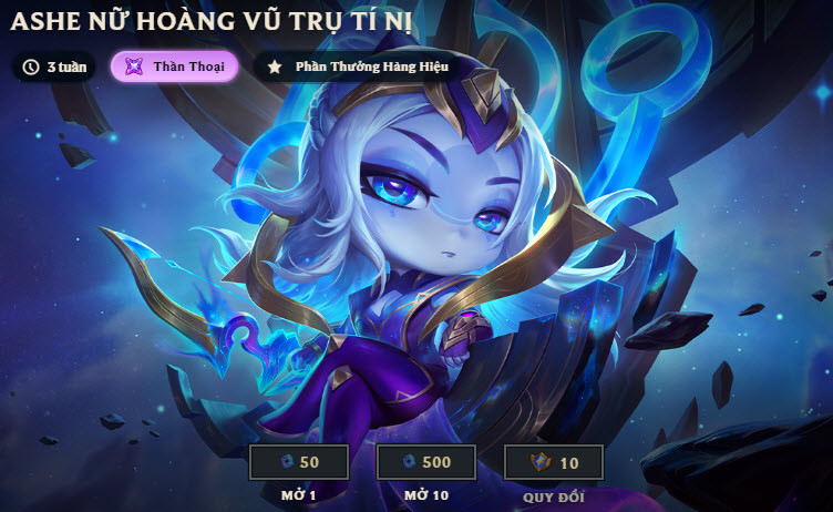 Ashe Nữ Hoàng Vũ Trụ Tí Nị