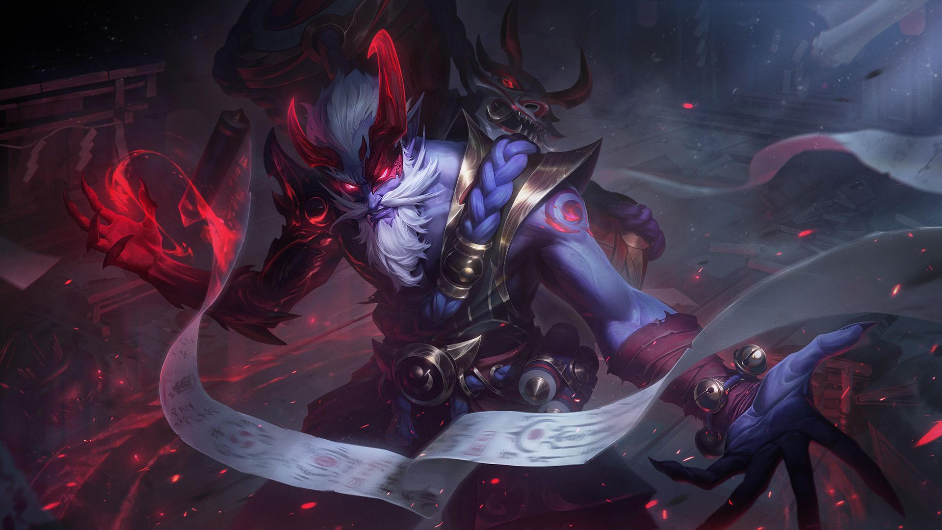 Ảnh nền Ryze Huyết Nguyệt LMHT
