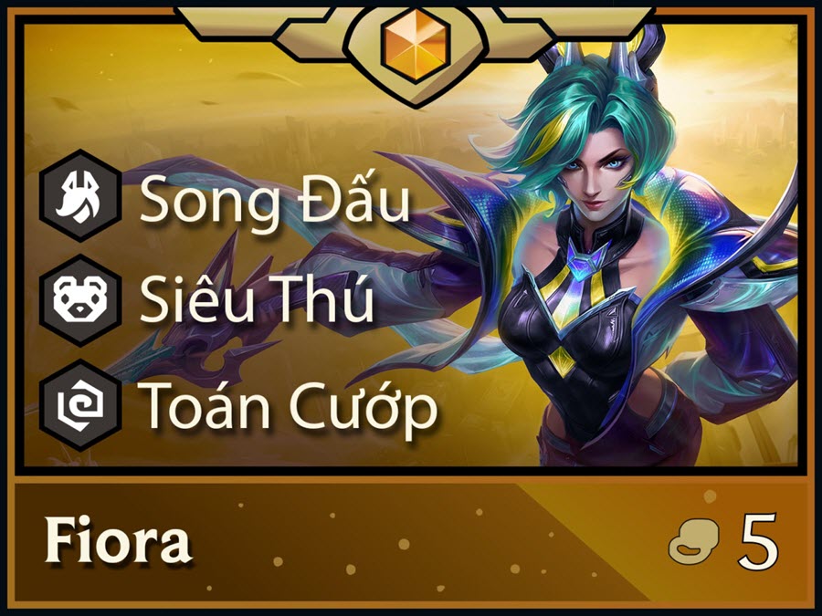 Lên đồ Fiora DTCL mùa 17 chuẩn meta TFT