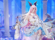 vuong so nhien cosplay ahri lmht