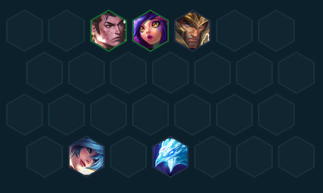 Đội hình EXODIA 16 giai đoạn đầu trận Đội hình EXODIA 16 giai đoạn đầu trận