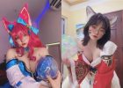 jane chan bui anh duong cosplay ahri lol - hinh gai xinh instagram
