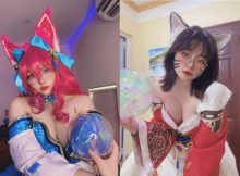 jane chan bui anh duong cosplay ahri lol - hinh gai xinh instagram
