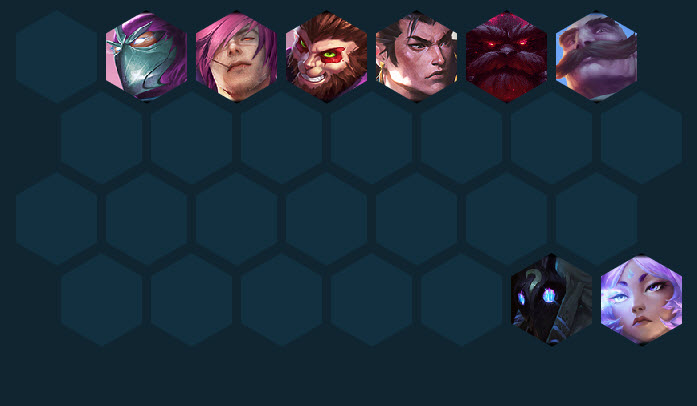 Đội hình Xin Zhao TFT mùa 16 Thử Thách Dưới Ánh Chạng Vạng Zaahen