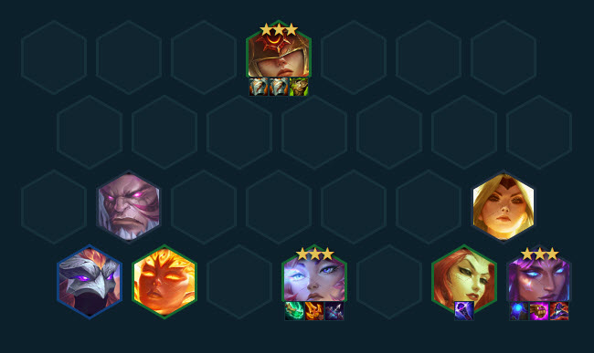 Build đội hình Reroll TFT mùa 18 Karma Carry