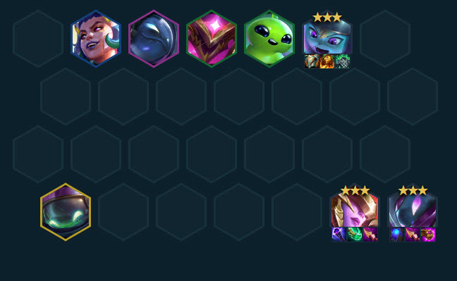 Đội hình Veigar bài học sơ khai TFT mùa 17